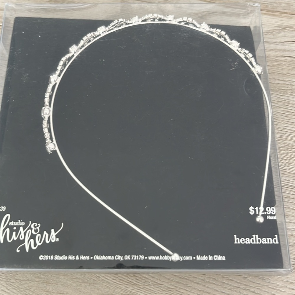Studio his & hers Crystal/Rhinestone Headband